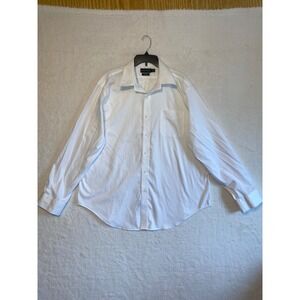 Lauren Ralph Lauren Classic Fit Non Iron White Dress Shirt 18 36/37